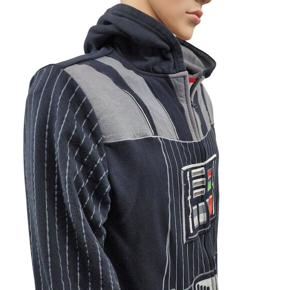 Disney Store Darth Vader Hoodie Costume Sweatshirt Men's Small - Picture 1 of 10